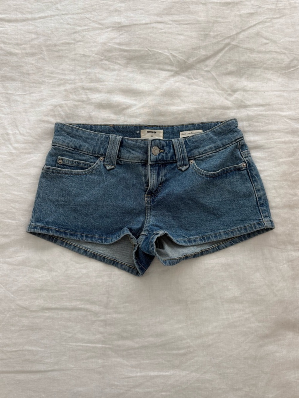 Cotton On Micro Low Denim Shorts
